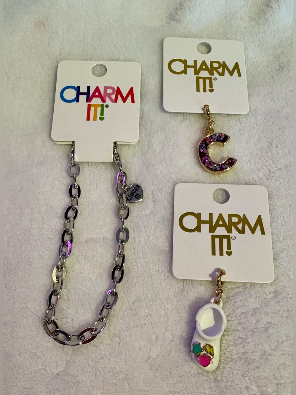 Charm It Bundle of Chain Bracelet with 2 Charms